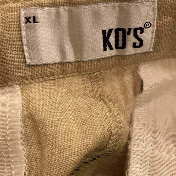 KO’S 100% Linen Flare Women’s Pants - Picture 6 of 7